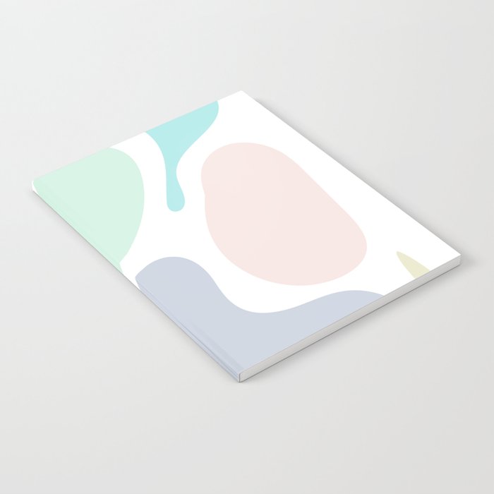 34 Abstract Shapes Pastel Background 220729 Valourine Design Notebook