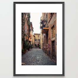 Streets of Italy Framed Art Print