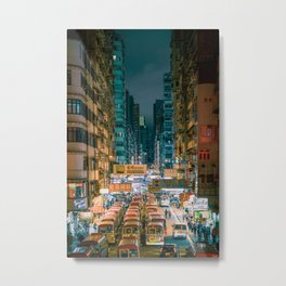 Mong Kok, Hong Kong Metal Print | Market, Urban, Kong, Travel, Asian, Street, Shop, Tourism, City, Mong 