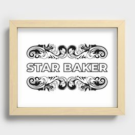 star baker Recessed Framed Print