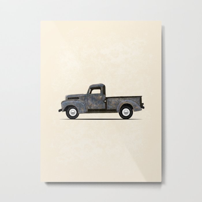 Old Truck Metal Print