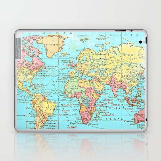 Map of the World Laptop & iPad Skin