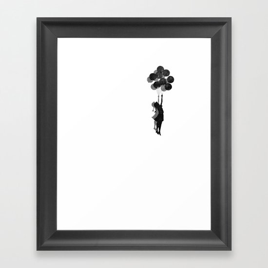 Banksy Fly Away Framed Art Print