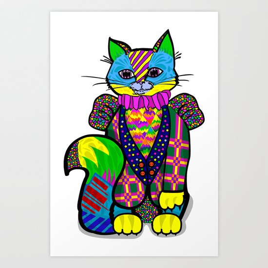 cheshire cat Art Print