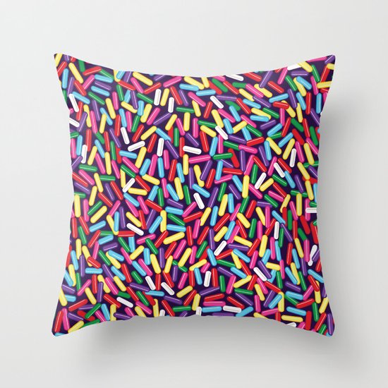 Encrusted With Sprinkles Throw Pillow
