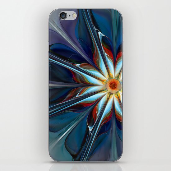 Blue Flower iPhone & iPod Skin