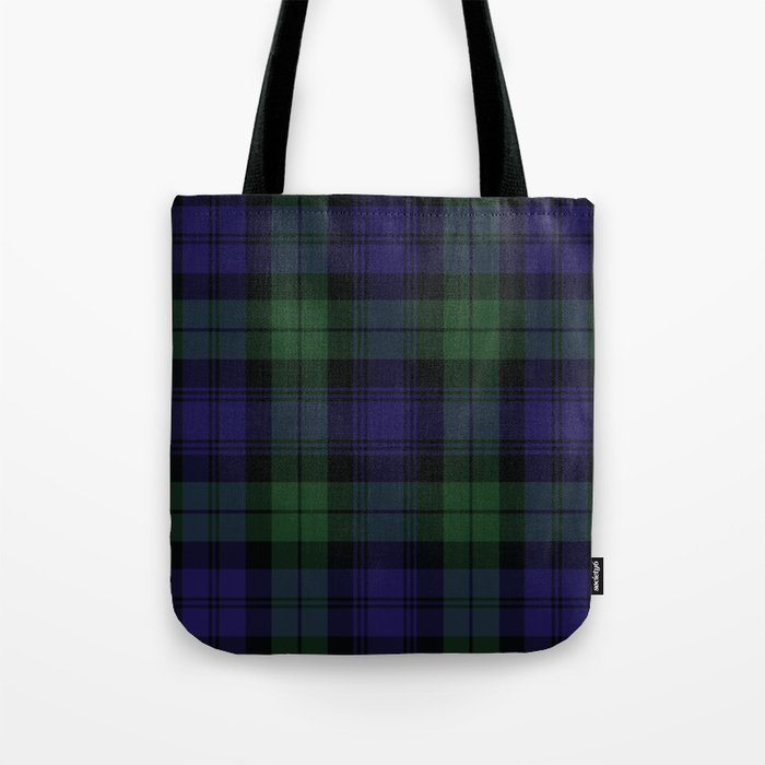 tartan tote bag