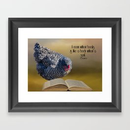 Books Framed Art Print