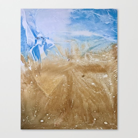 Take me to the beach, Leave me there alone Canvas Print