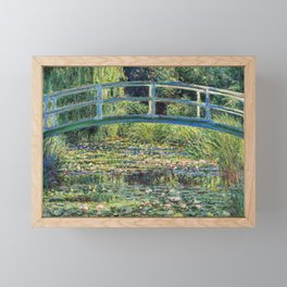 Claude Monet - The Water Lily Pond and the Japanese Bridge Framed Mini Art Print