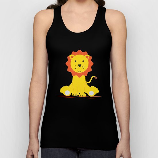Small lion Unisex Tank Top