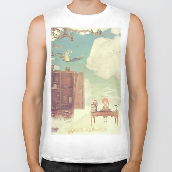 Lets go to school Biker Tank