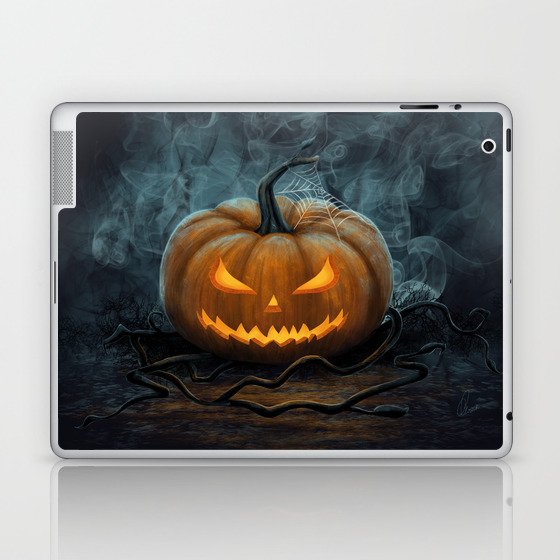 Halloween Pumpkin Laptop & iPad Skin