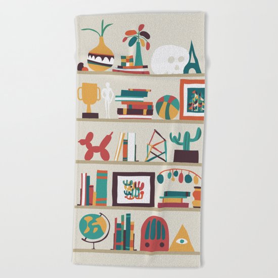 The shelf Beach Towel