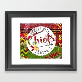 Chiefs Arrow at Dusk Framed Art Print
