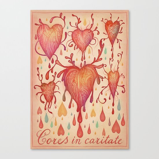 Hearts in Love Canvas Print