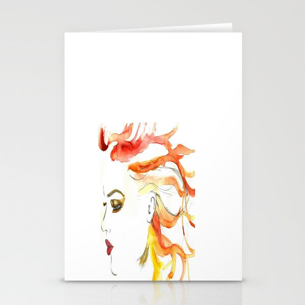 Fire Woman Stationery Cards