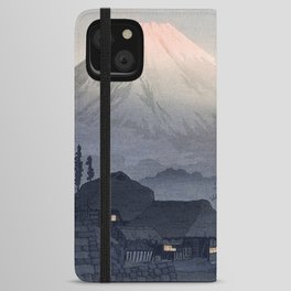 Mount Fuji From Mizukubo Hiroaki Takahashi iPhone Wallet Case