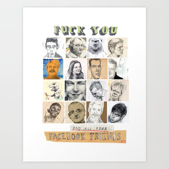 Status Update. Art Print