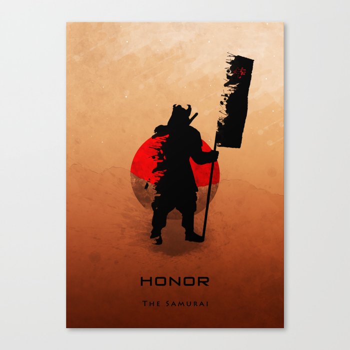 The Samurai Canvas Print