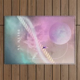 Dreaming Pastel Sky Staircase Outdoor Rug