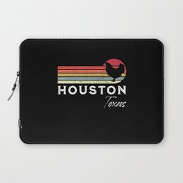 Houston Texas Retro Chicken Lover Souvenir Laptop Sleeve