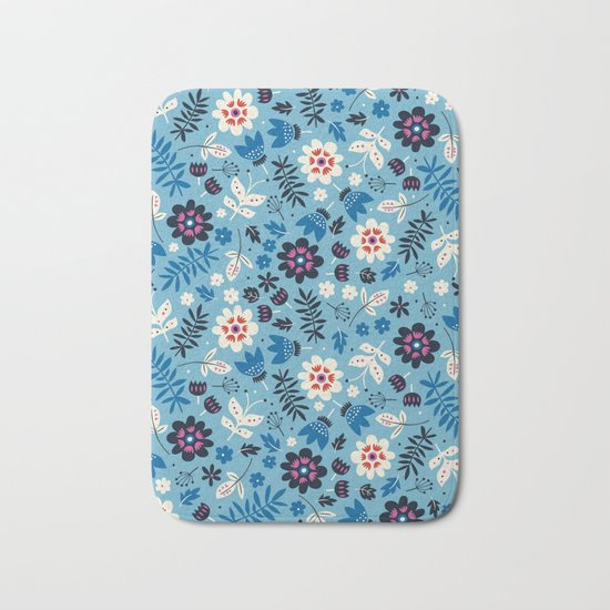 Fresh Blossoms Bath Mat