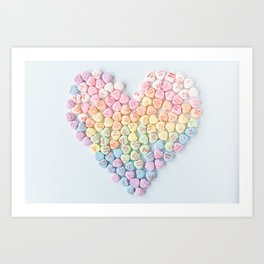 Heart Candy Art Print