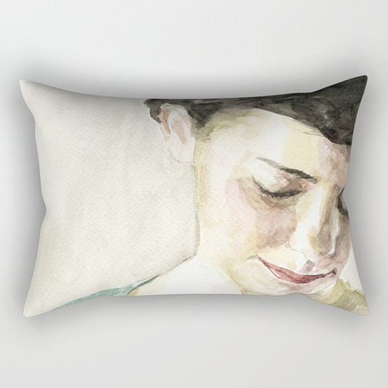 Amelie Poulain Rectangular Pillow
