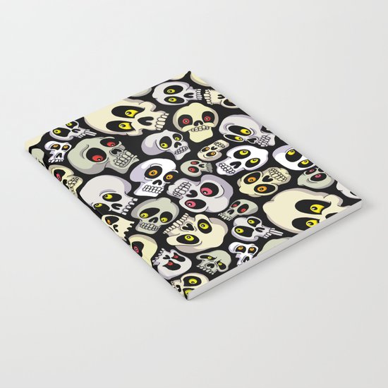Skull Pattern Notebook