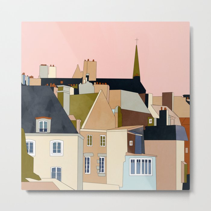 Saint Malo Metal Print