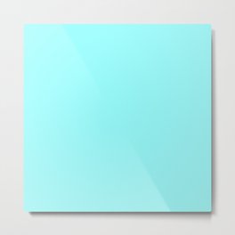 Bright Electric Neon Blue Color Metal Print | Fashion, Trend, Digital, Neonblue, Homedecor, Decortrend, Electricblue, Girly, Fashiontrend, Style 