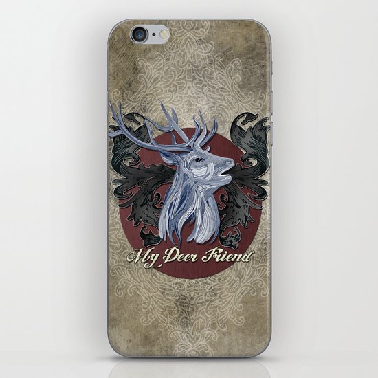 My Deer Friend / Version 2 iPhone & iPod Skin