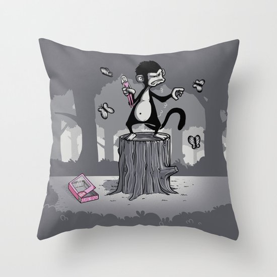 Grandoise delusions Throw Pillow