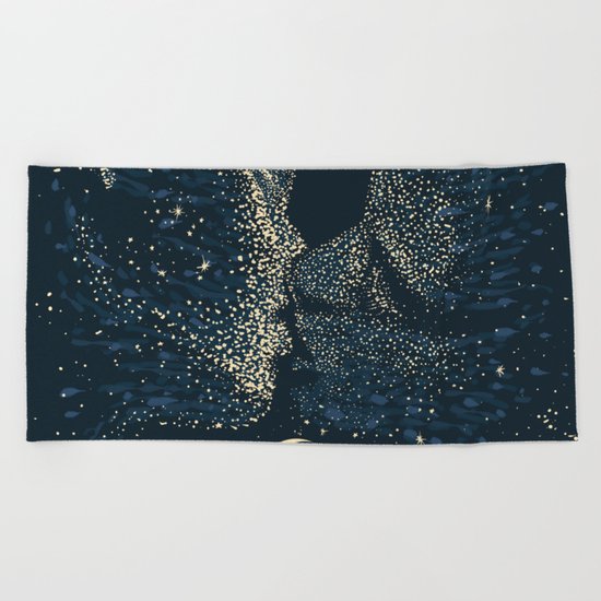 Star Crossed Beach Towel