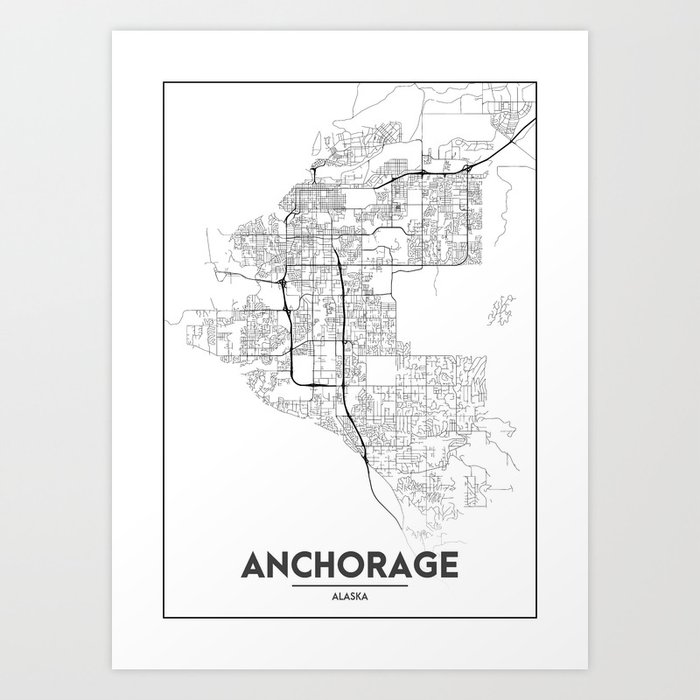 alaska city maps