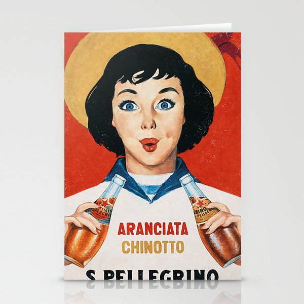 Orange Juice Italian Vintage Poster Stationery Cards