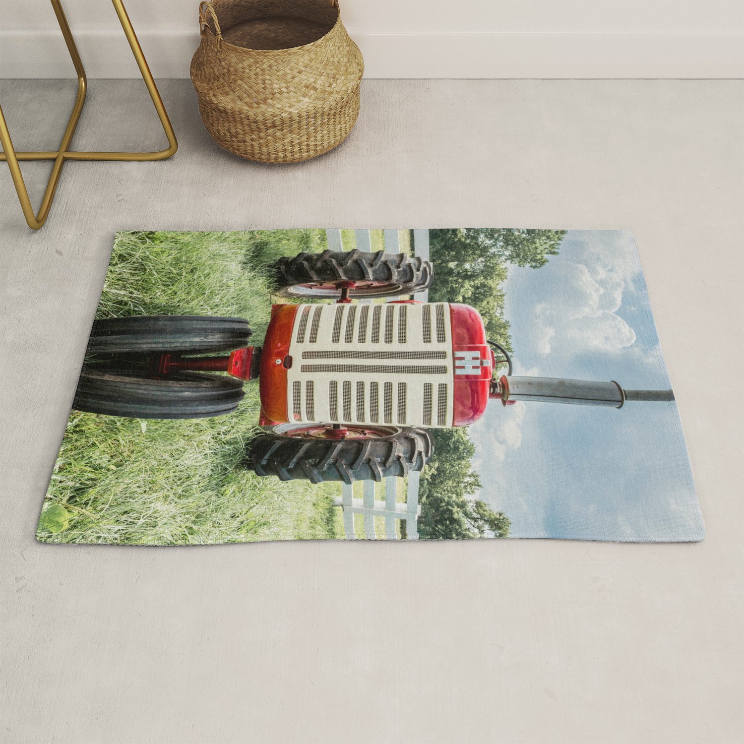 Vintage Ih Farmall 450 Rug By Uthat Society6