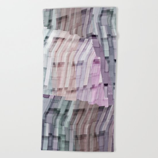 Abstract windows Beach Towel