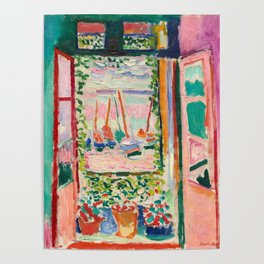 Henri Matisse The Open Window Poster