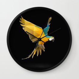 Macaw. Wall Clock