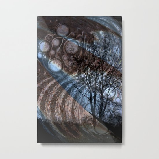 Flux Metal Print