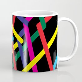 Geometric Lines Streched Coffee Mug