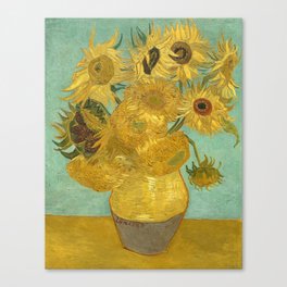 Sunflowers, 1888-1889 by Vincent van Gogh Canvas Print