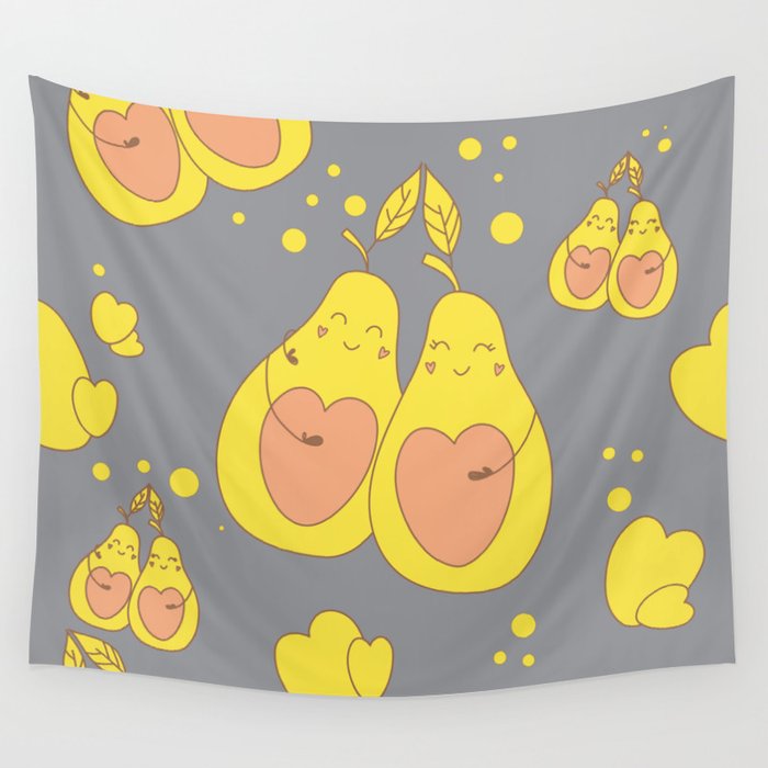Loving Pears Wall Tapestry
