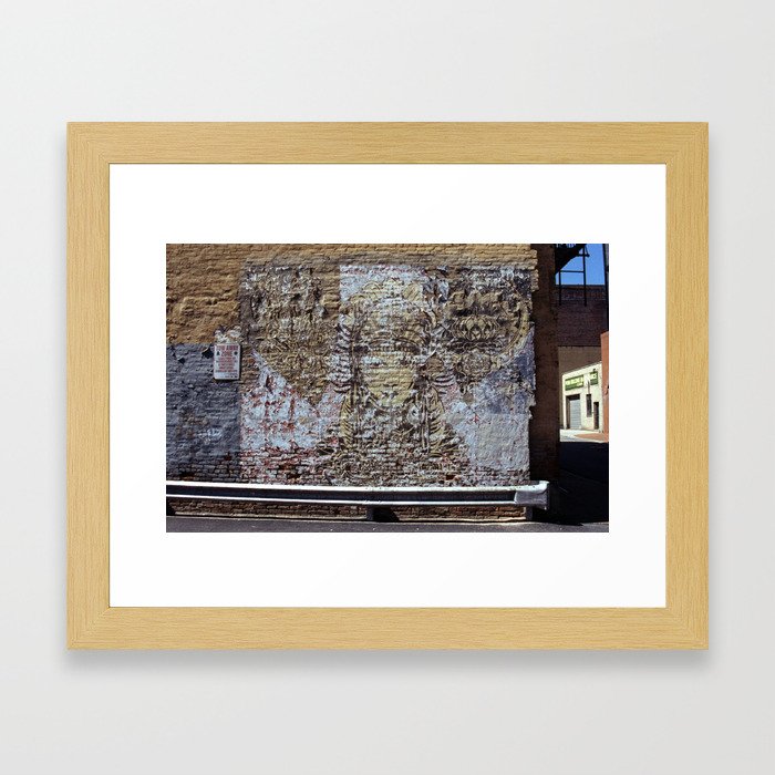 Pittsburgh City Graffiti Framed Art Print