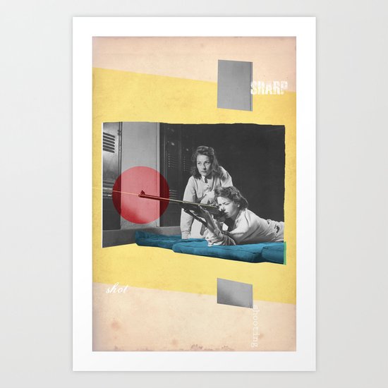 Sharp Shot Shooting Art Print