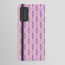 Pink Purple Art Deco Arch Pattern Android Wallet Case