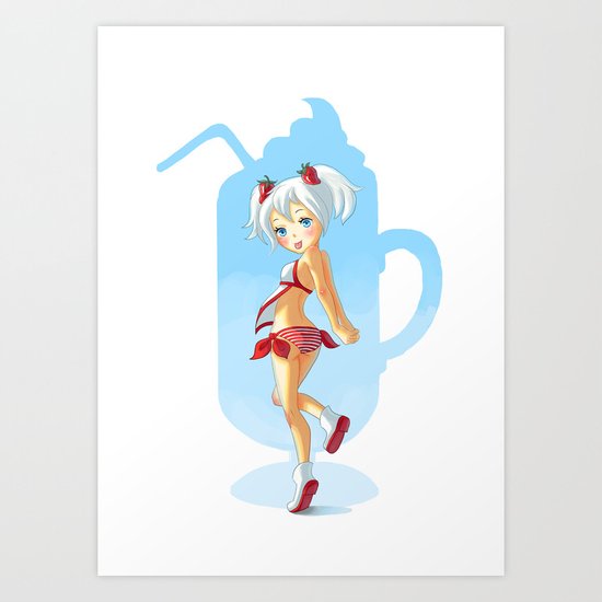 Strawberry Art Print