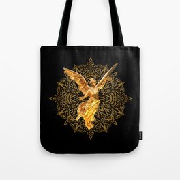 Golden Guardian Angel Tote Bag
